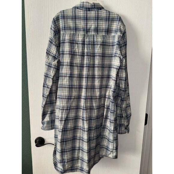 Pact fireside flannel long shirt tunic dress - Picture 7 of 7